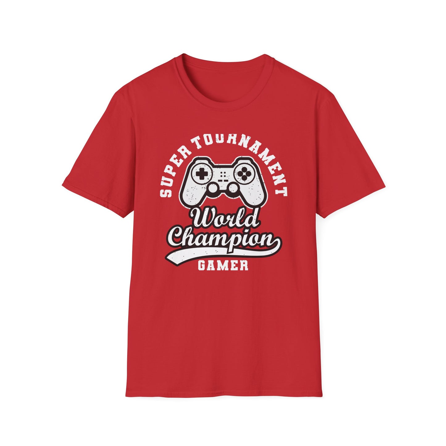 Epic Gamer World Champion T-Shirt | Distressed Video Game Controller Tee | Ultimate Gaming Apparel Gift for Men & Women