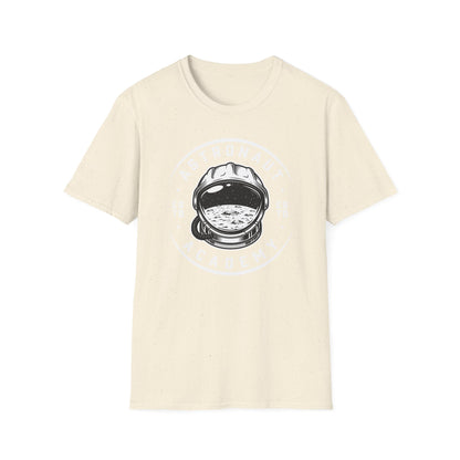 Epic Space Explorer Astronaut Helmet T-Shirt | Cosmic Moon & Stars Design Tee for Sci-Fi Lovers & Dreamers
