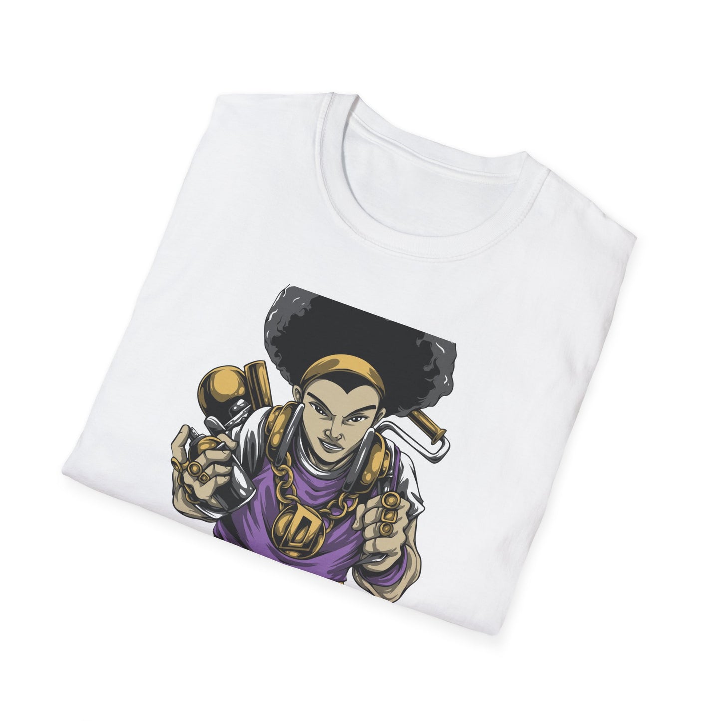 Dynamic Hip Hop DJ T-Shirt - Epic Urban Graffiti Artist Streetwear Graphic Tee | Music Culture