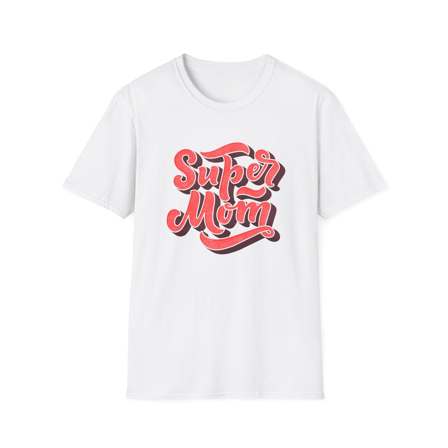 Super Mom T-Shirt | Vibrant Retro Script Tee | Ultimate Mother's Day Gift for Best Moms & Women