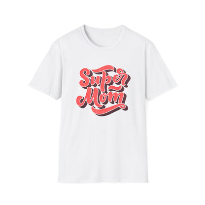 Super Mom T-Shirt | Vibrant Retro Script Tee | Ultimate Mother's Day Gift for Best Moms & Women