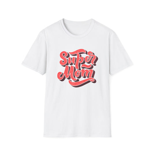Super Mom T-Shirt | Vibrant Retro Script Tee | Ultimate Mother's Day Gift for Best Moms & Women