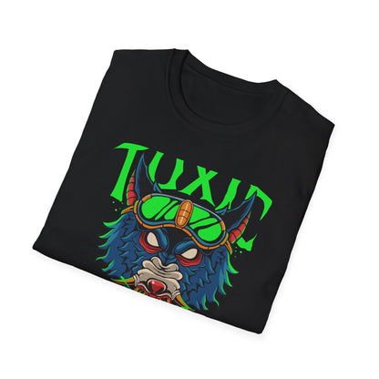 Vicious Toxic Wolf T-Shirt: Electrifying Rave Streetwear Tee with Neon Goggles – Unleash Your Edgy Style!