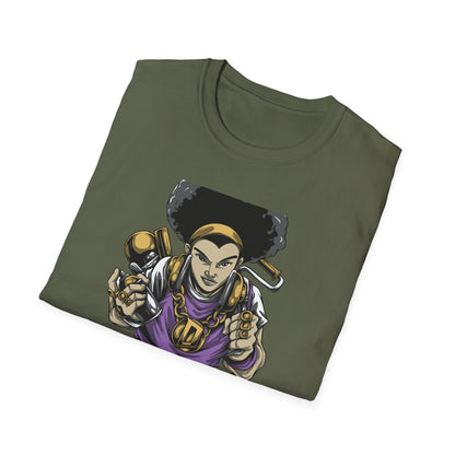 Dynamic Hip Hop DJ T-Shirt - Epic Urban Graffiti Artist Streetwear Graphic Tee | Music Culture