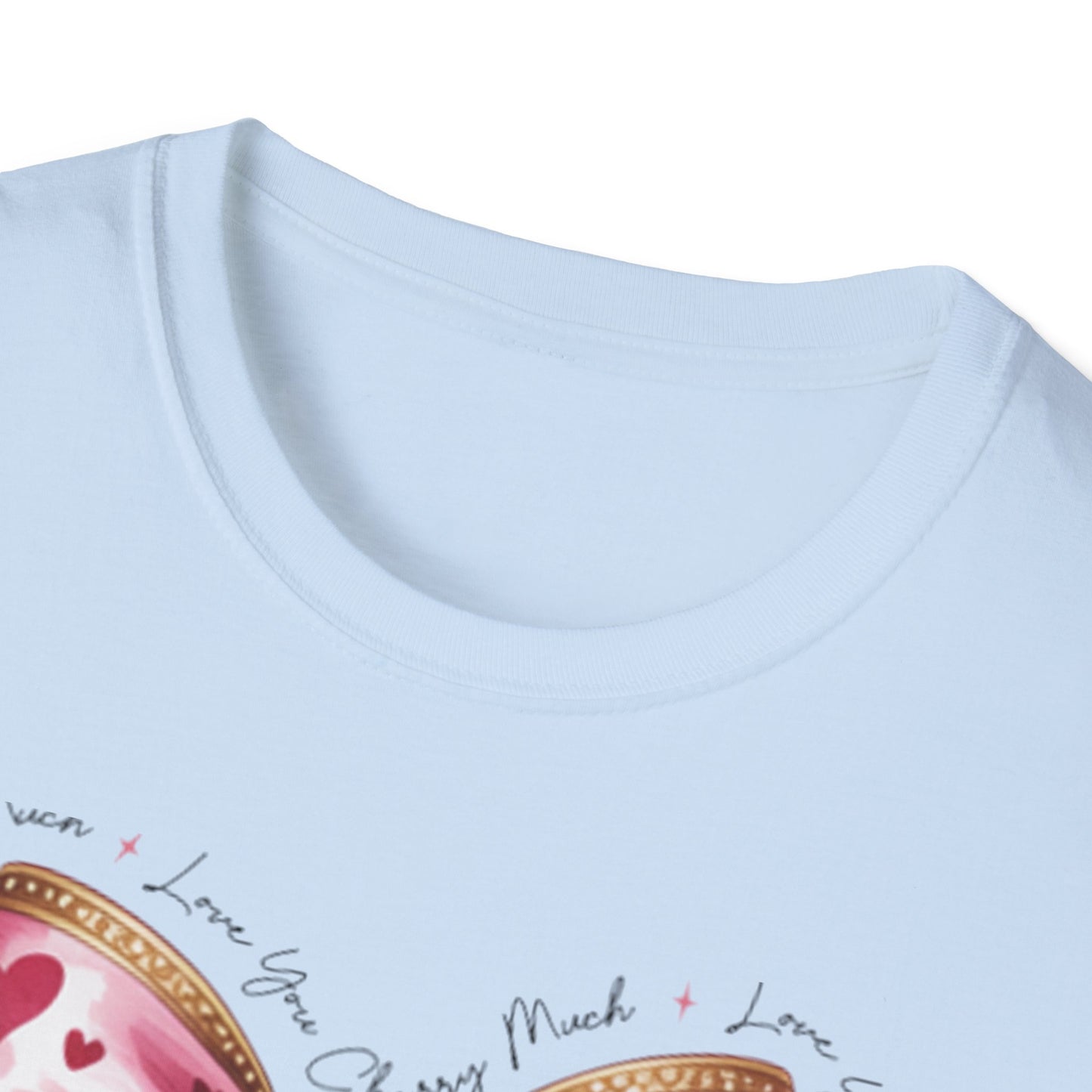 Chic Coquette Cherry Hearts Bow T-Shirt | Adorable Pink Romantic Aesthetic Tee | Sweet Valentine's Day Gift for Her