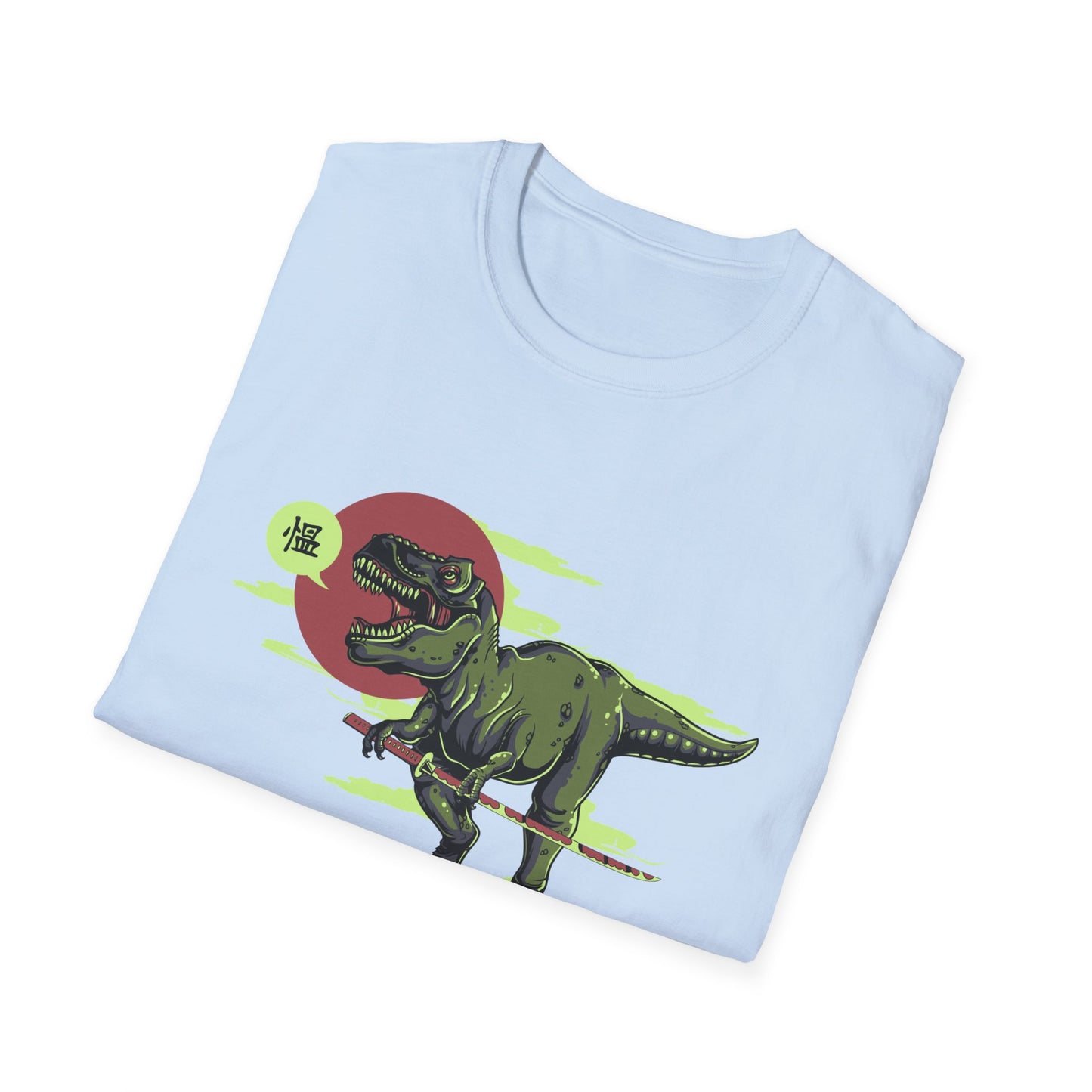 Epic Samurai T-Rex T-Shirt | Fierce Dinosaur Katana Japanese Style Tee | Unique Dino Lover Gift