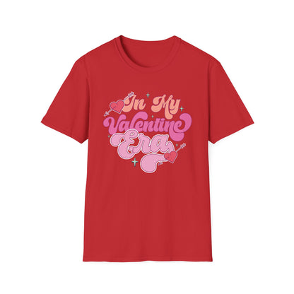 Groovy 'In My Valentine Era' T-Shirt | Retro Pink Heart Trendy Valentine's Day Tee | Sweet Love Season Gift