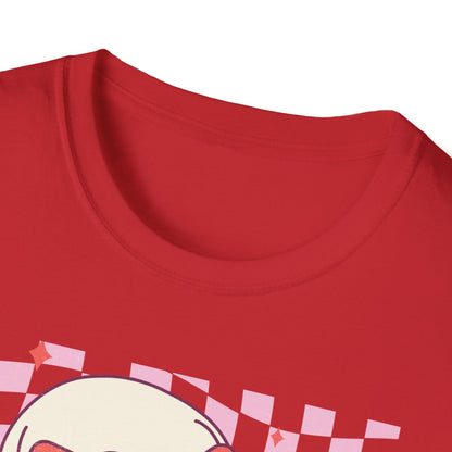 Groovy Skeleton T-Shirt: "If I Had Feelings They'd Be For You" - Funny Retro Love Tee with Heart Glasses