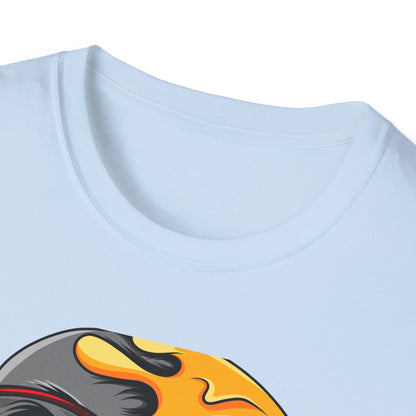 Clever Duality T-Shirt: Smart Skull & Emoji Bookworm Reader Tee for Unique Minds. Striking Graphic Top Gift.