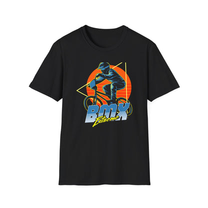 Epic BMX Extreme Rider T-Shirt - Dynamic Retro Stunt Bike Tee for Action Sports Enthusiasts & Thrill Seekers