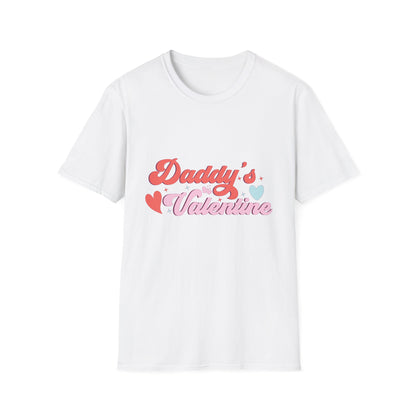 Sweet Daddy's Valentine T-Shirt | Adorable Retro Groovy Hearts & Stars Tee for Dads & Kids - Perfect Gift!