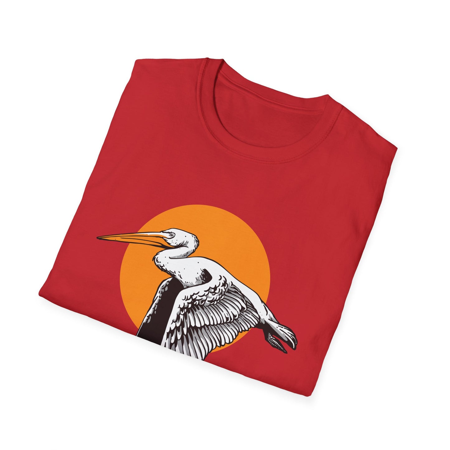 Majestic Flying Pelican T-Shirt - Bold Coastal Bird Art Tee for Nature Lovers | Unique & Eye-Catching Gift