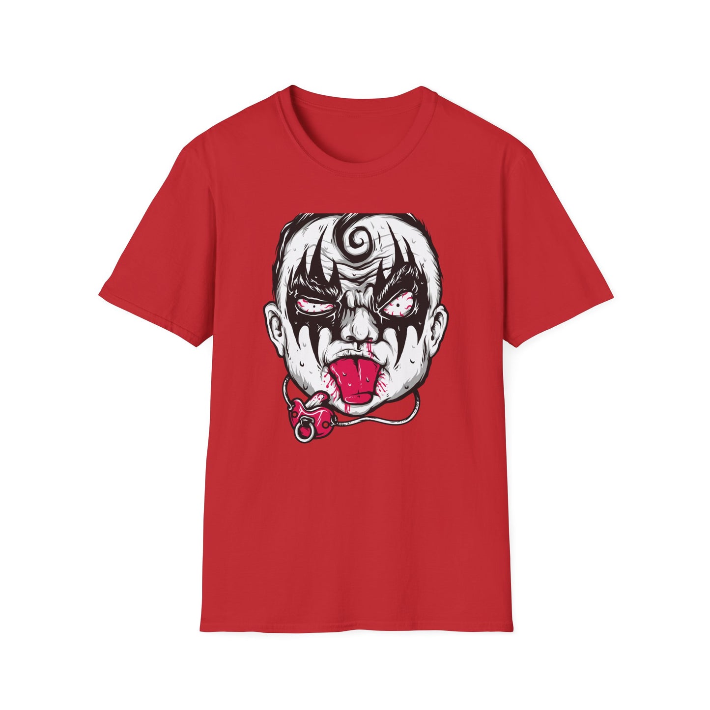 Unleash Your Inner Rocker: Epic Demon Baby T-Shirt - KISS-Inspired Edgy Infant Tee for Metal & Punk Fans