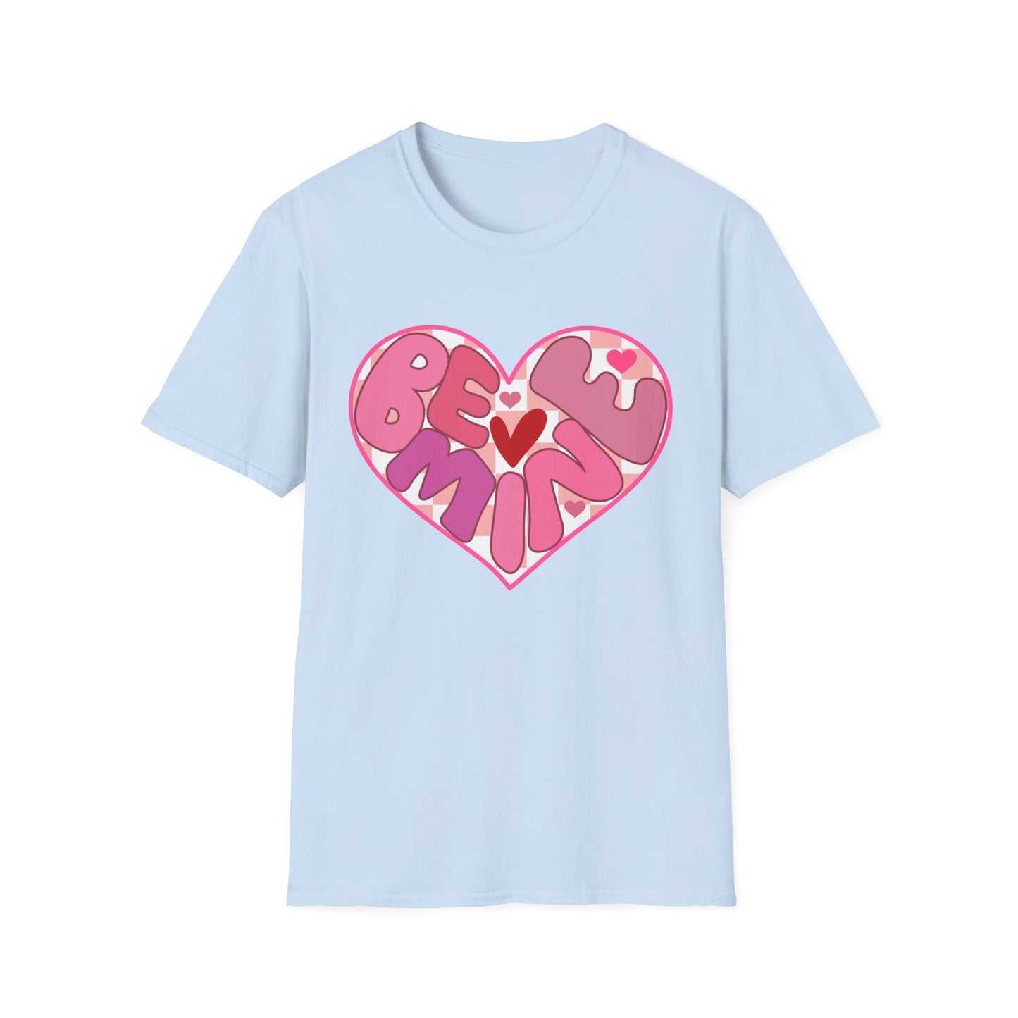 Sweet Be Mine Heart T-Shirt | Adorable Valentine's Day Love Tee | Retro Pink Aesthetic Gift for Her
