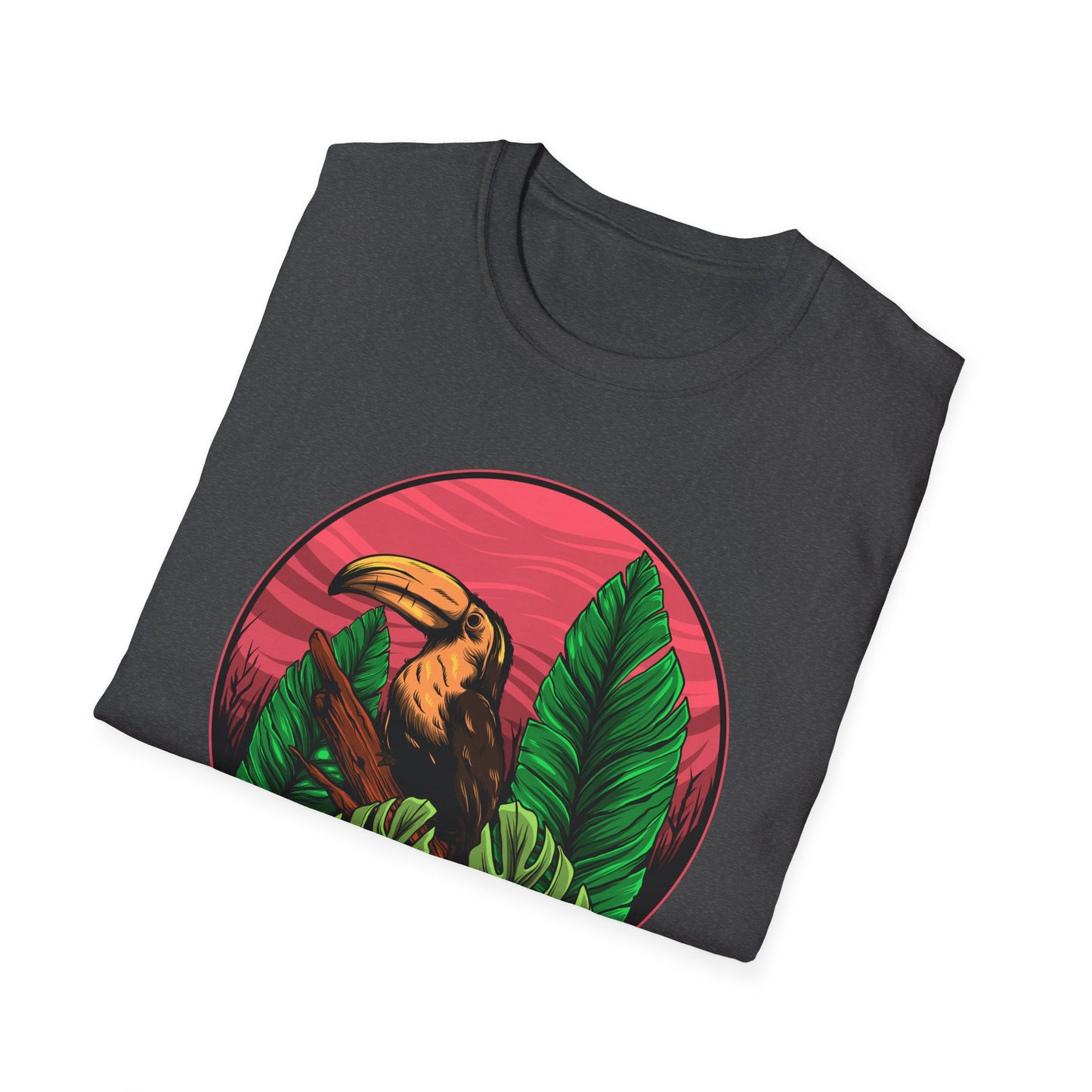 Vibrant Toucan Tropical T-Shirt: Exotic Jungle Bird Tee for Nature Lovers | Stunning Summer Vacation Apparel