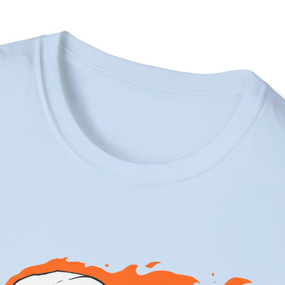 Epic Flaming Skull Skateboard T-Shirt – Rad Skater & Punk Rock Graphic Tee for Bold Street Style