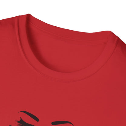 Glamorous 'My Lashes Are Feeling Long Today' T-Shirt | Empowering Beauty Lover Tee for Women | Chic & Witty Quote Top