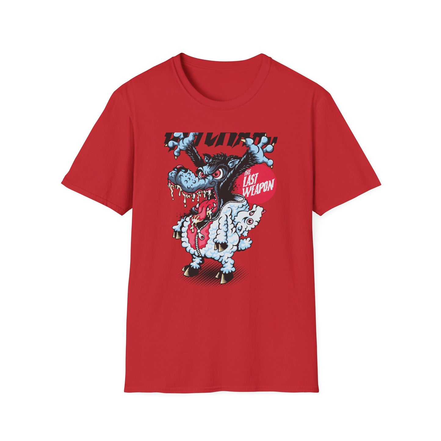 Epic 'GOTCHAA' Wolf in Sheep's Clothing T-Shirt - Unleash Your Wild Side with This Bold Graphic Tee!