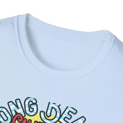 Vintage Long Beach California Surfing Paradise T-Shirt | Retro VW Bus & Surfboard Beach Lover Tee | Cool Summer Vacation Gift