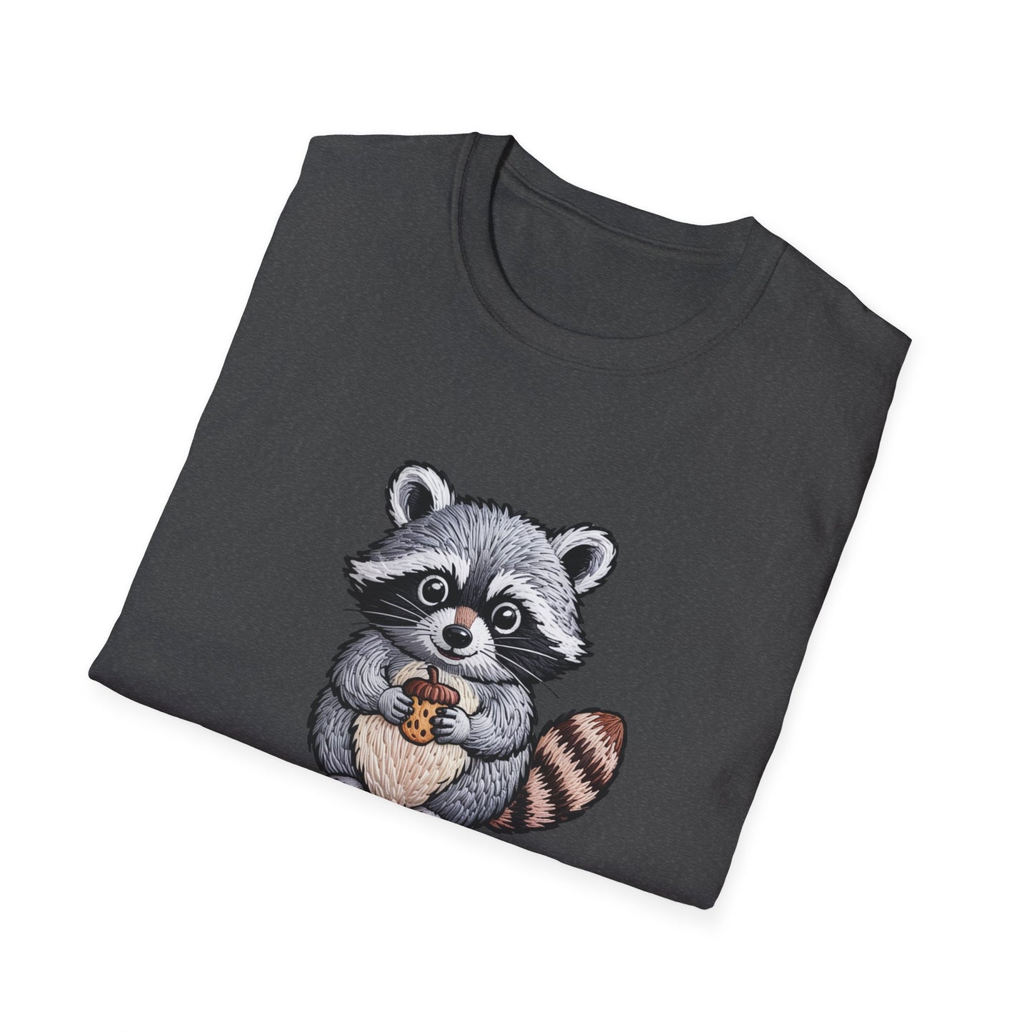 Hilarious "Snacks Are Essential" Raccoon T-Shirt | Adorable Animal Lover Tee | Ultimate Comfort & Style