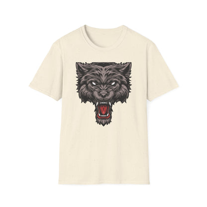 Fierce Snarling Wolf Head T-Shirt | Unleash Your Wild Side | Bold Alpha Predator Graphic Tee for Men & Women