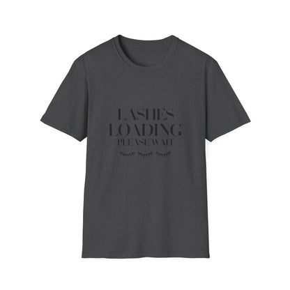 Exclusive Lashes Loading T-Shirt | Funny Makeup Lover Tee for Beauty Enthusiasts & Lash Techs | Glam Gift!