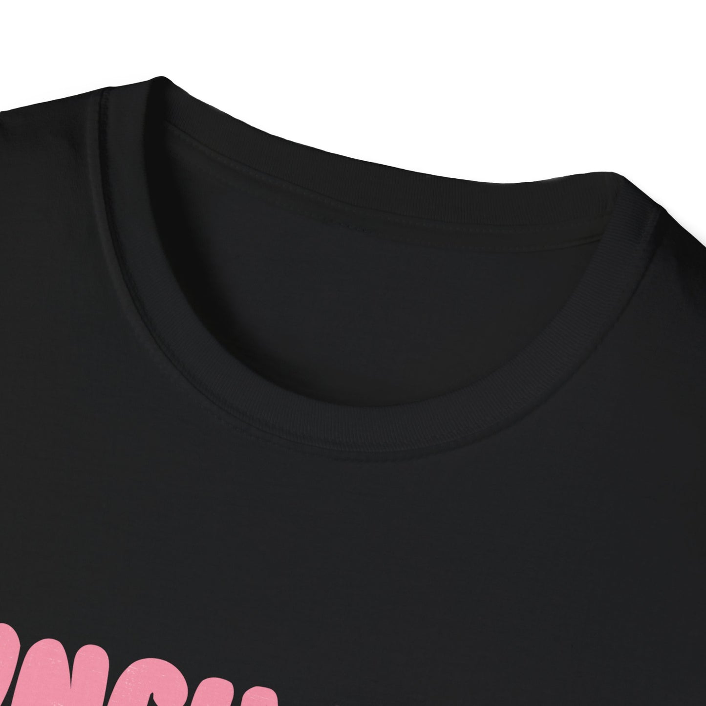 Awesome Lunch Lady Crew T-Shirt - Retro Pastel Stripes & Heartfelt Qualities - Unique School Cafeteria Staff Appreciation Tee