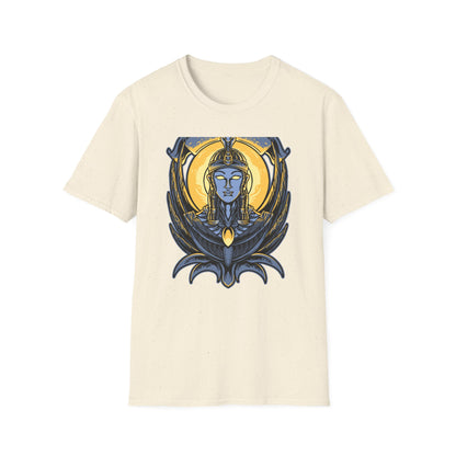 Stunning Egyptian Goddess T-Shirt | Mystic Cobra Queen Design Tee with Ancient Aura & Glowing Eyes for History Buffs