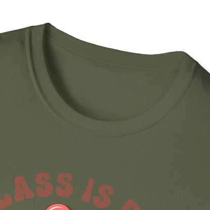 Adorable 'My Class is Full of Sweethearts' Teacher T-Shirt - Retro Valentine's Day Educator Gift - Cute Winking Heart Tee