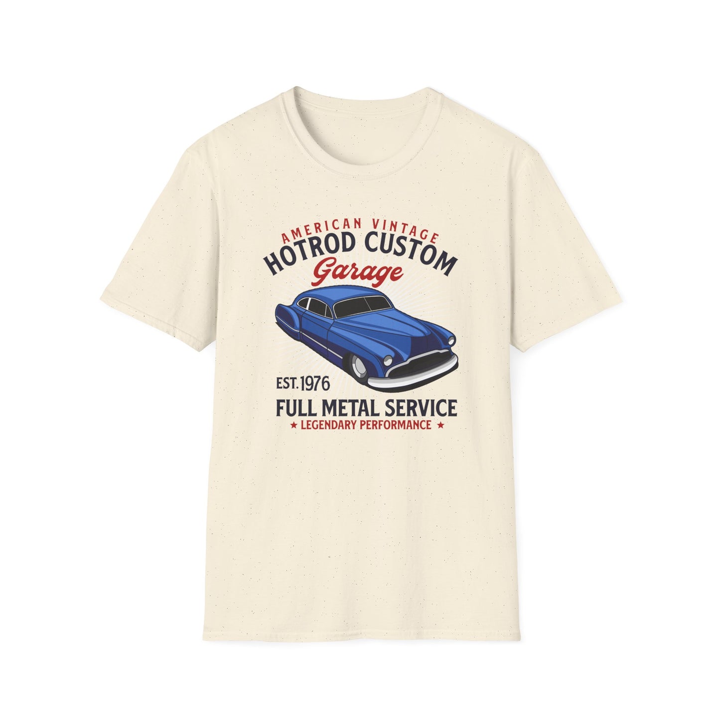 Legendary American Vintage Hotrod Custom Garage T-Shirt | Classic Car Enthusiast Apparel | Full Metal Service Tee Gift