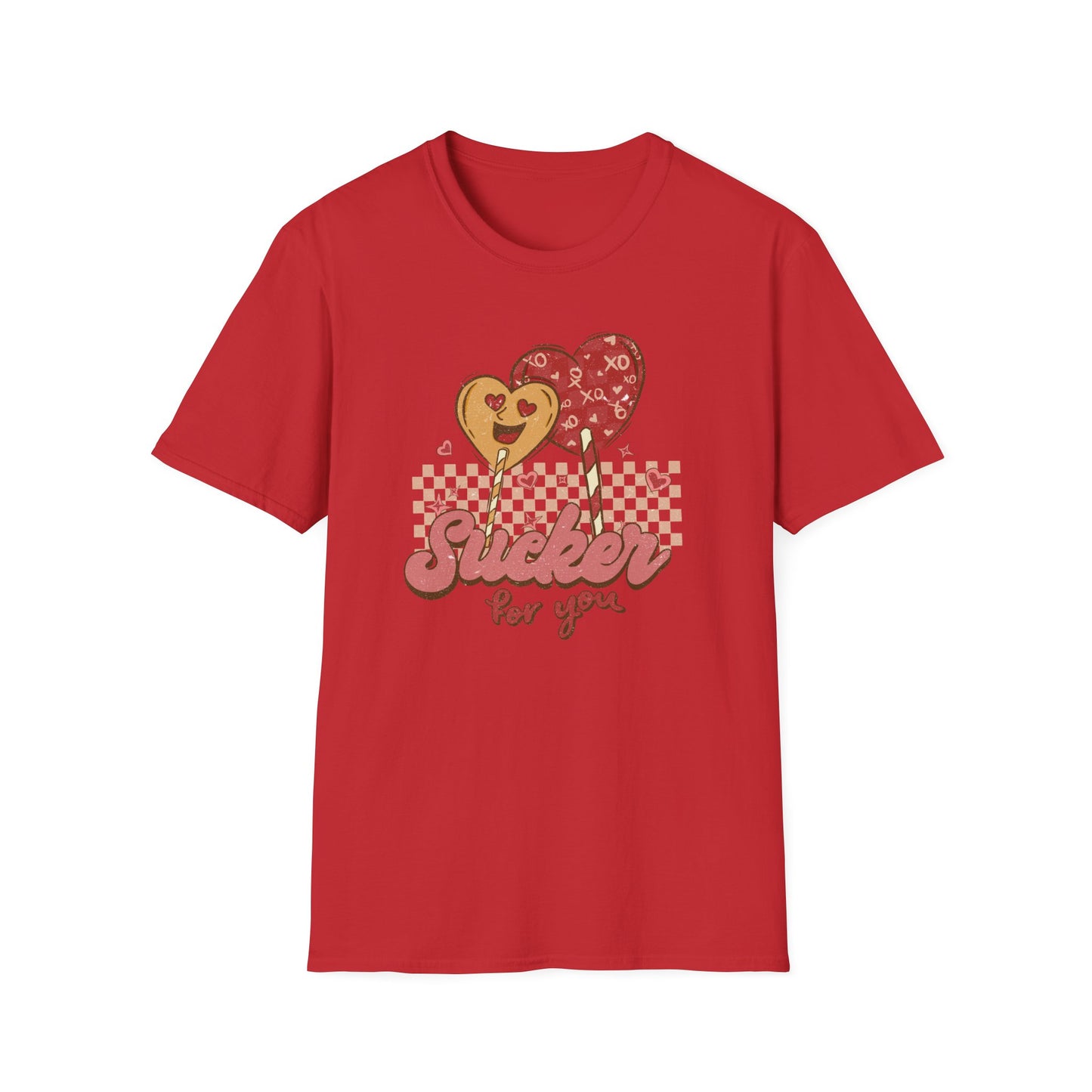 Sweet Sucker for You Retro Lollipop T-Shirt | Adorable Valentine's Day Love Tee Gift