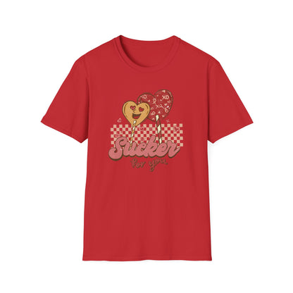 Sweet Sucker for You Retro Lollipop T-Shirt | Adorable Valentine's Day Love Tee Gift