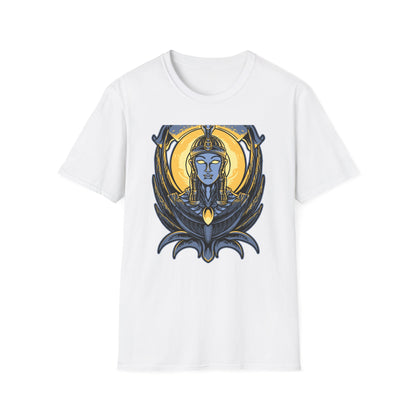 Stunning Egyptian Goddess T-Shirt | Mystic Cobra Queen Design Tee with Ancient Aura & Glowing Eyes for History Buffs