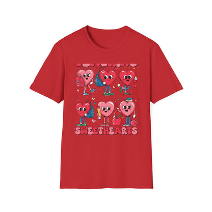 Adorable Teaching Sweethearts T-Shirt - Whimsical Teacher Appreciation Gift | Back to School Educator Tee