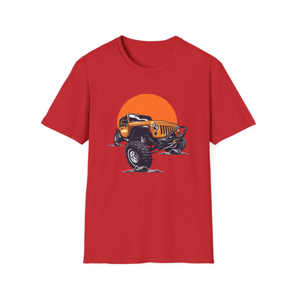 Epic Off-Road Jeep Wrangler T-Shirt | Rugged 4x4 Adventure Sunset Tee | Ultimate Gift for Jeep Lovers & Off-Road Enthusiasts