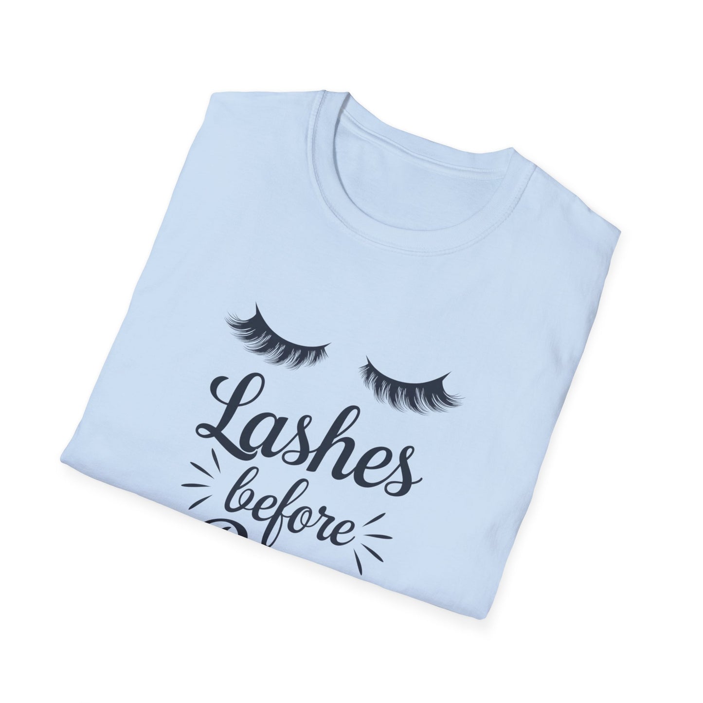 Fabulous Lashes Before Boys T-Shirt | Sassy Beauty Lover Tee | Chic Women's Empowering Gift