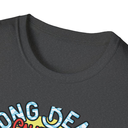 Vintage Long Beach California Surfing Paradise T-Shirt | Retro VW Bus & Surfboard Beach Lover Tee | Cool Summer Vacation Gift