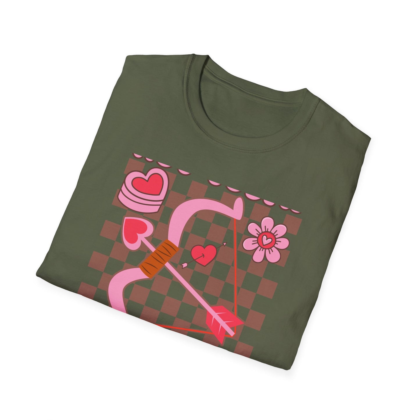 Sassy "Not Today Cupid" T-Shirt | Groovy Anti-Valentine's Day Heart Arrow Tee | Funny Retro Single Awareness Gift