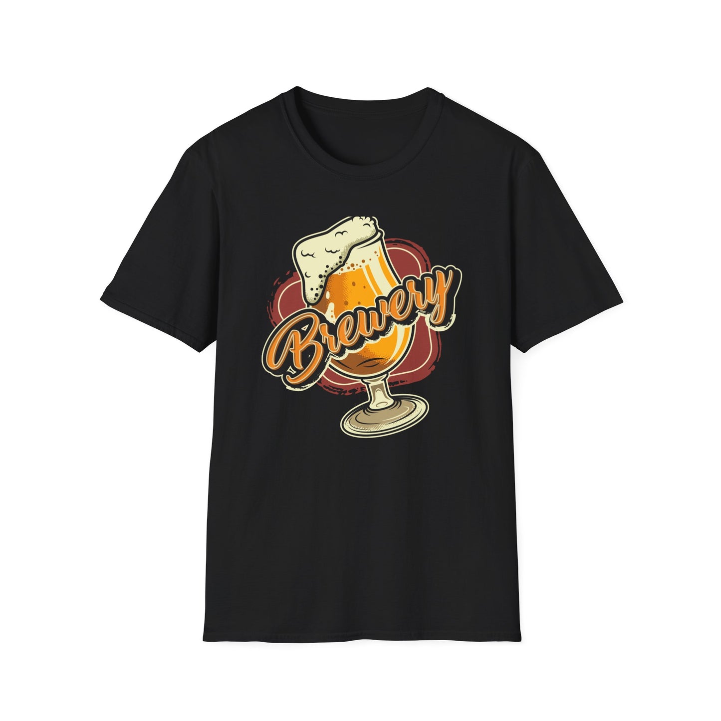 Cheers! Awesome Brewery Beer Glass T-Shirt - Vintage Craft Beer Lover Tee for Pub & Homebrew Enthusiasts