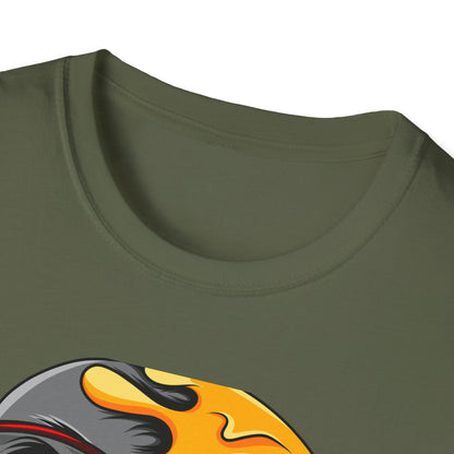 Clever Duality T-Shirt: Smart Skull & Emoji Bookworm Reader Tee for Unique Minds. Striking Graphic Top Gift.