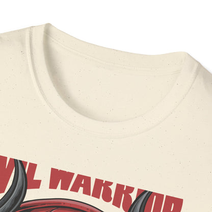 Epic Evil Warrior Horned Helmet T-Shirt | Menacing Dark Fantasy Skull Tee | Gamer Goth Apparel