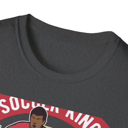 Epic Soccer King T-Shirt - Vintage Football Player Tee for Men & Fans - "Play The Game" Power Design