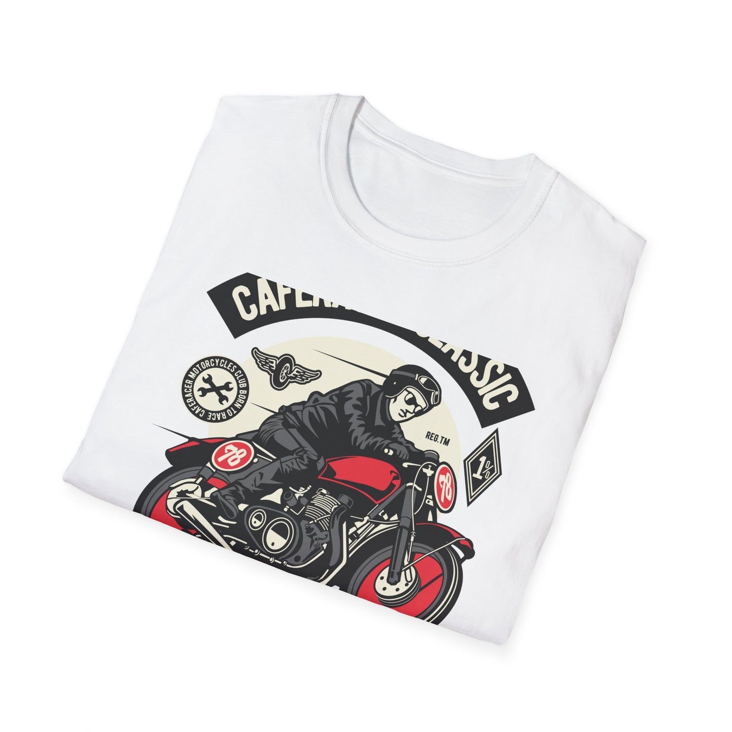 Vintage Cafe Racer Classic T-Shirt | Legendary Biker Club Motorcycle Tee for Men | Custom Garage Mechanic Apparel Gift