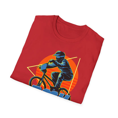 Epic BMX Extreme Rider T-Shirt - Dynamic Retro Stunt Bike Tee for Action Sports Enthusiasts & Thrill Seekers