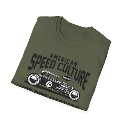 Legendary Hot Rod Masters T-Shirt | American Speed Culture Since 1970 Vintage Race Car Tee | Classic Car Enthusiast Gift