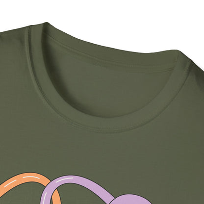 Inspiring 'Be You Not Them' T-Shirt | Retro Heart Self-Love Tee for Women & Teens | Empowering Groovy Style
