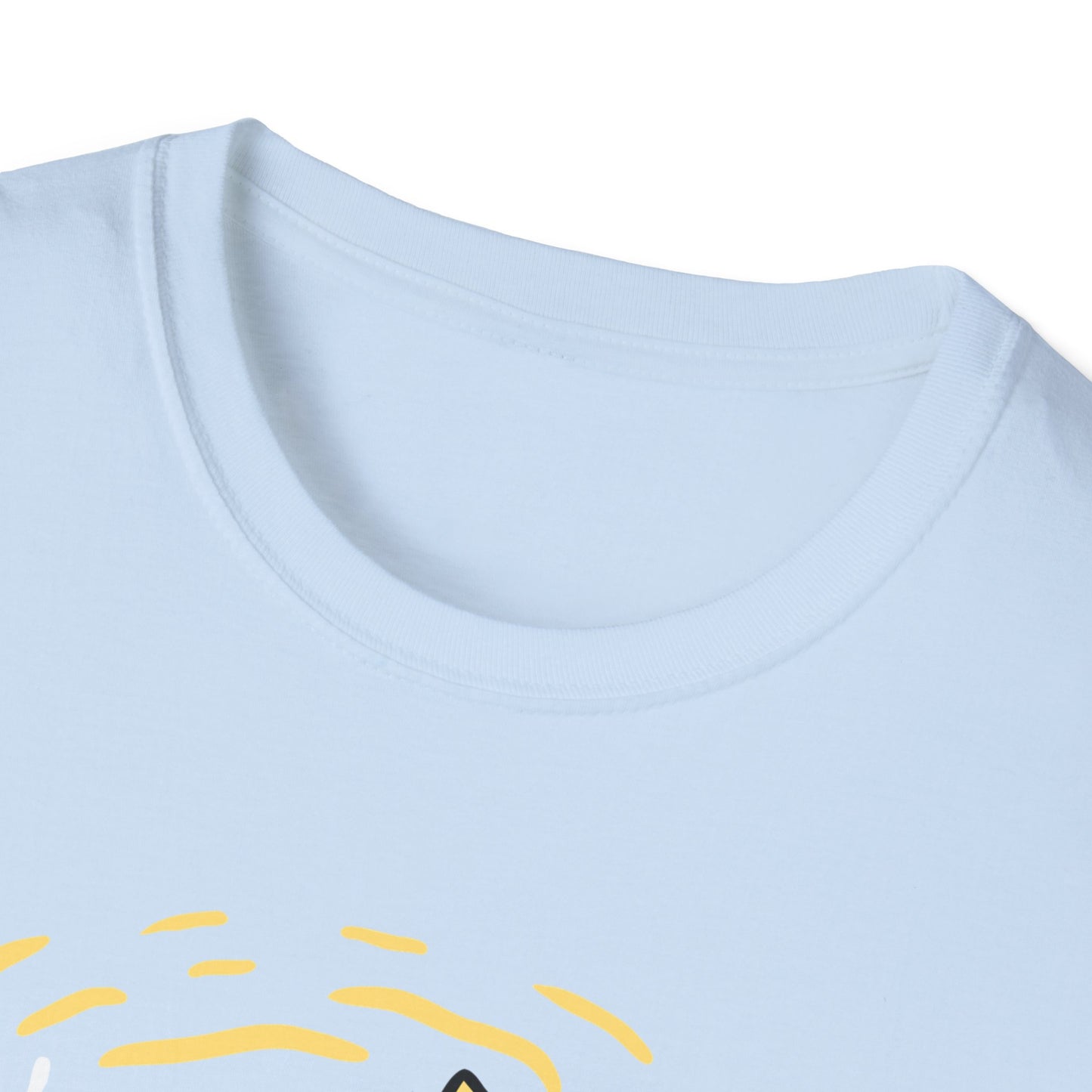 Radiant Half Sunflower T-Shirt | Unique Hand-Drawn Floral Tee for Sunny Vibes & Nature Lovers