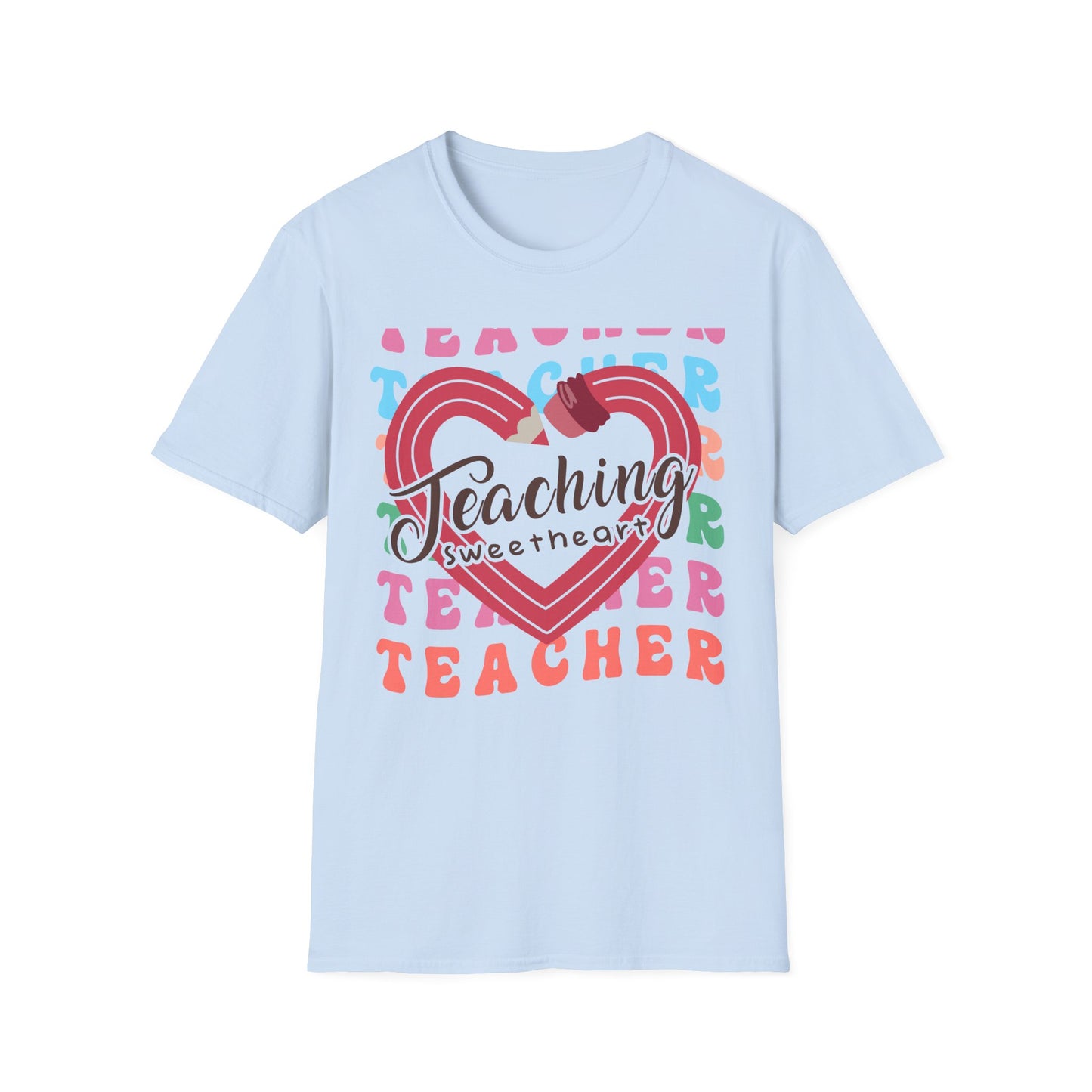 Groovy Teaching Sweetheart T-Shirt | Adorable Teacher Appreciation Tee | Perfect Gift for Educators & Mentors