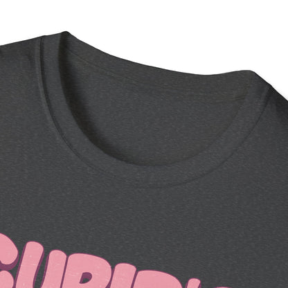Groovy Cupid's Vibes T-Shirt | Sweet Retro Valentine's Day Love Tee | Adorable Distressed Graphic Gift