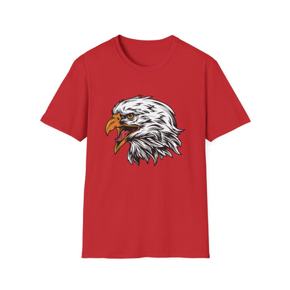 Fierce Screaming Eagle Head T-Shirt - Majestic Bald Eagle Graphic Tee for Wildlife Lovers & Patriots | Bold Animal Print Apparel